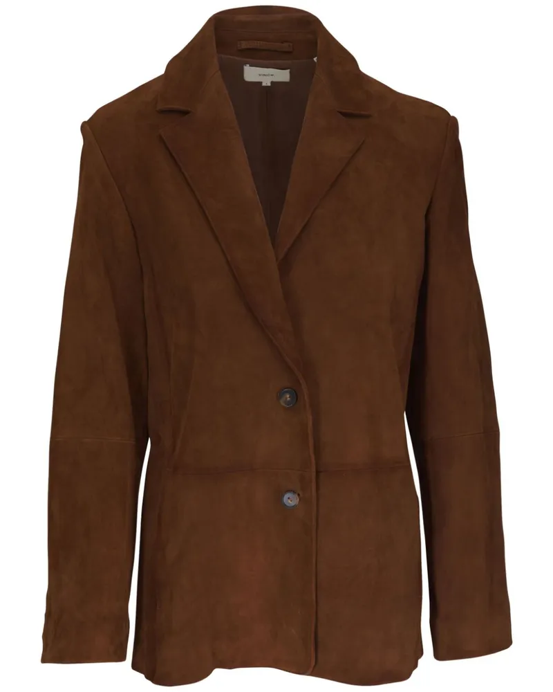 Vince Blazer aus Wildleder - Braun Braun