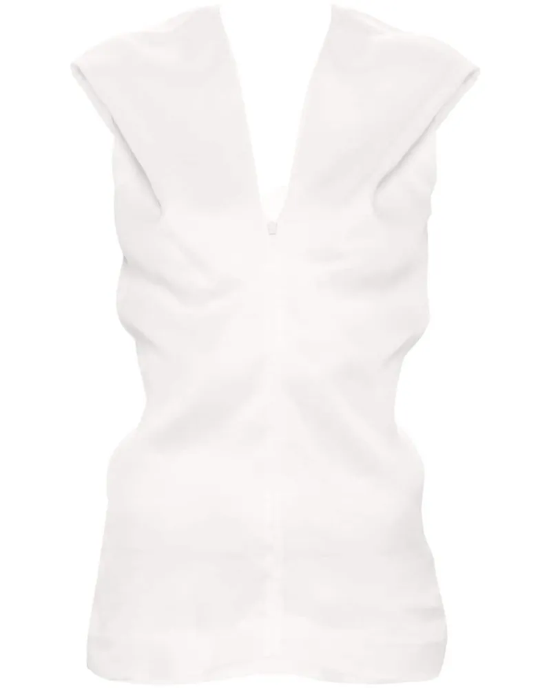 KHAITE Ami Bluse aus Seide - Weiß Weiß