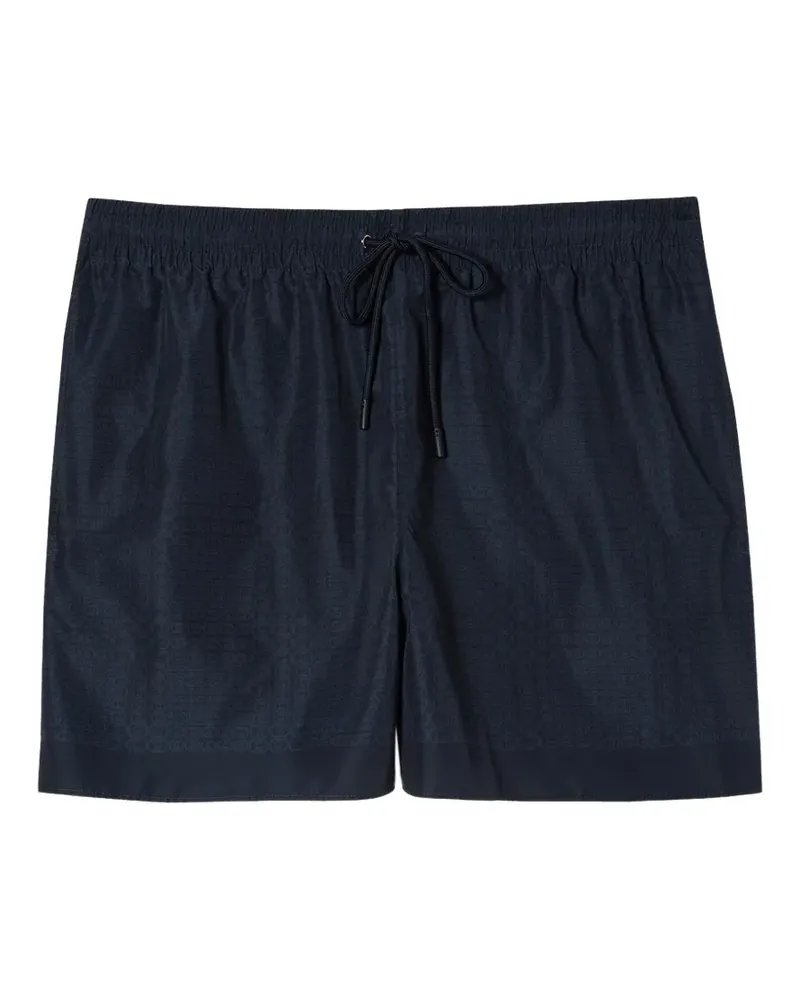 Gucci interlocking G swim shorts - Blau Blau