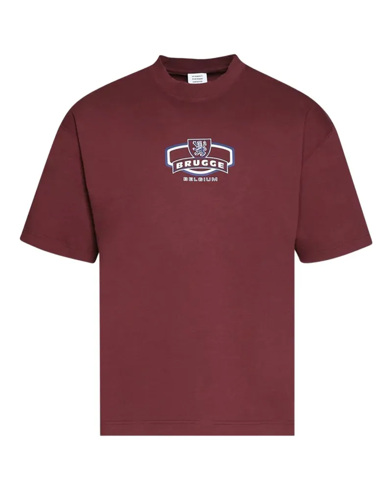 VETEMENTS T-Shirt mit Logo - Rot Rot