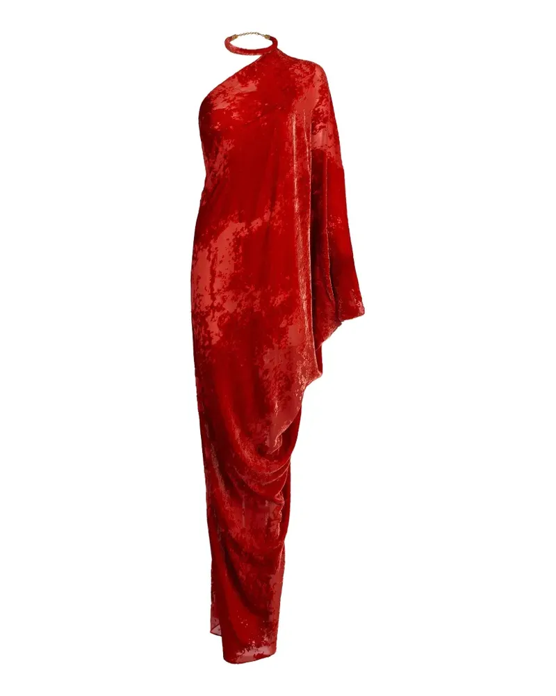 Silvia Tcherassi Erica one-shoulder maxi dress - Rot Rot