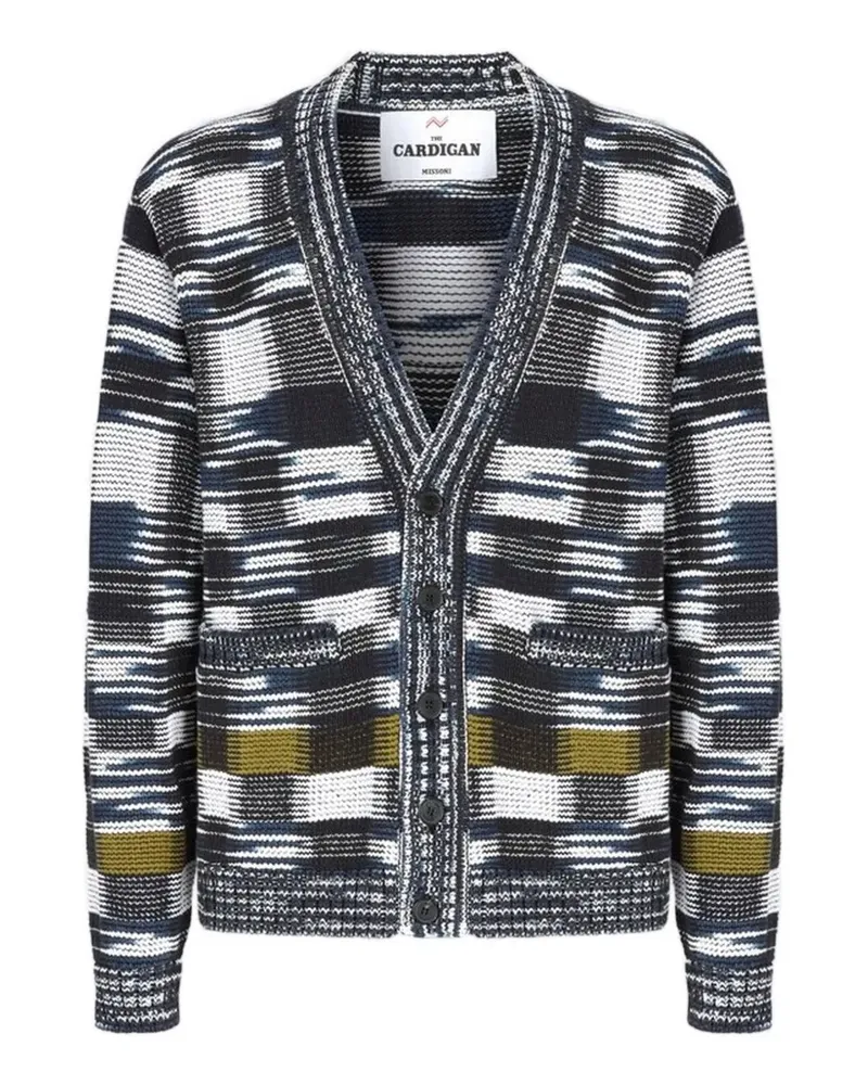Missoni Karierter Cardigan - Weiß Weiß