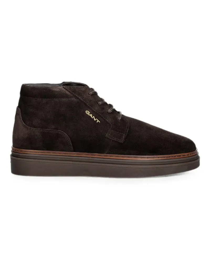 Gant Schnürstiefel aus Wildleder - Braun Braun