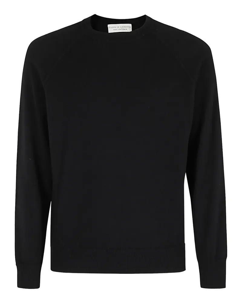 Filippo de Laurentiis Pullover mit Raglanärmeln - Schwarz Schwarz
