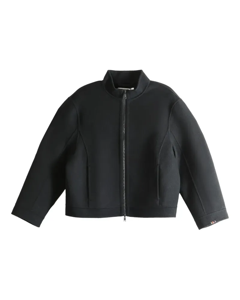 extreme cashmere Bomberjacke mit Reißverschluss - Schwarz Schwarz
