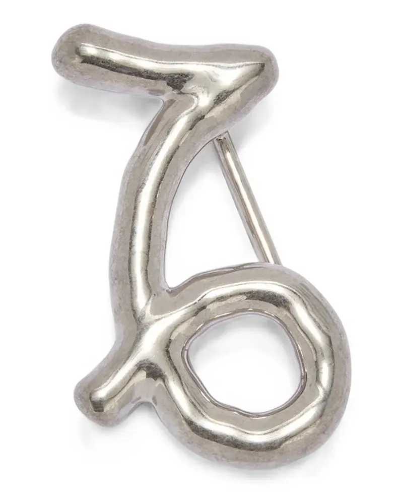 Jil Sander Zodiac Capricorn belt buckle - Silber Silber