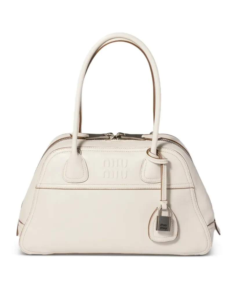 Miu Miu Vivant Ledertasche - Weiß Weiß