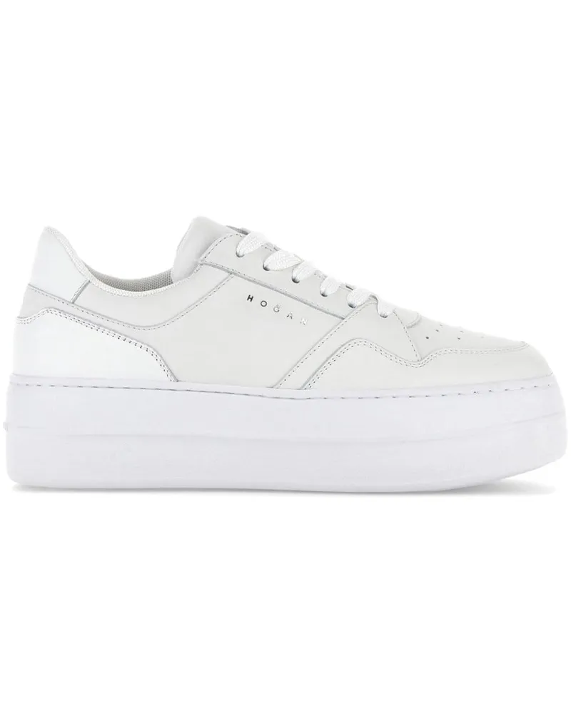 Hogan H670 Flatform-Sneakers - Weiß Weiß