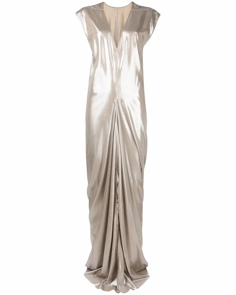 Rick Owens Ärmelloses Abendkleid - Silber Silber