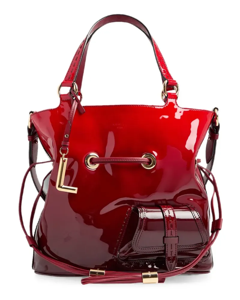 Lancel medium Premier Flirt leather bucket bag - Rot Rot
