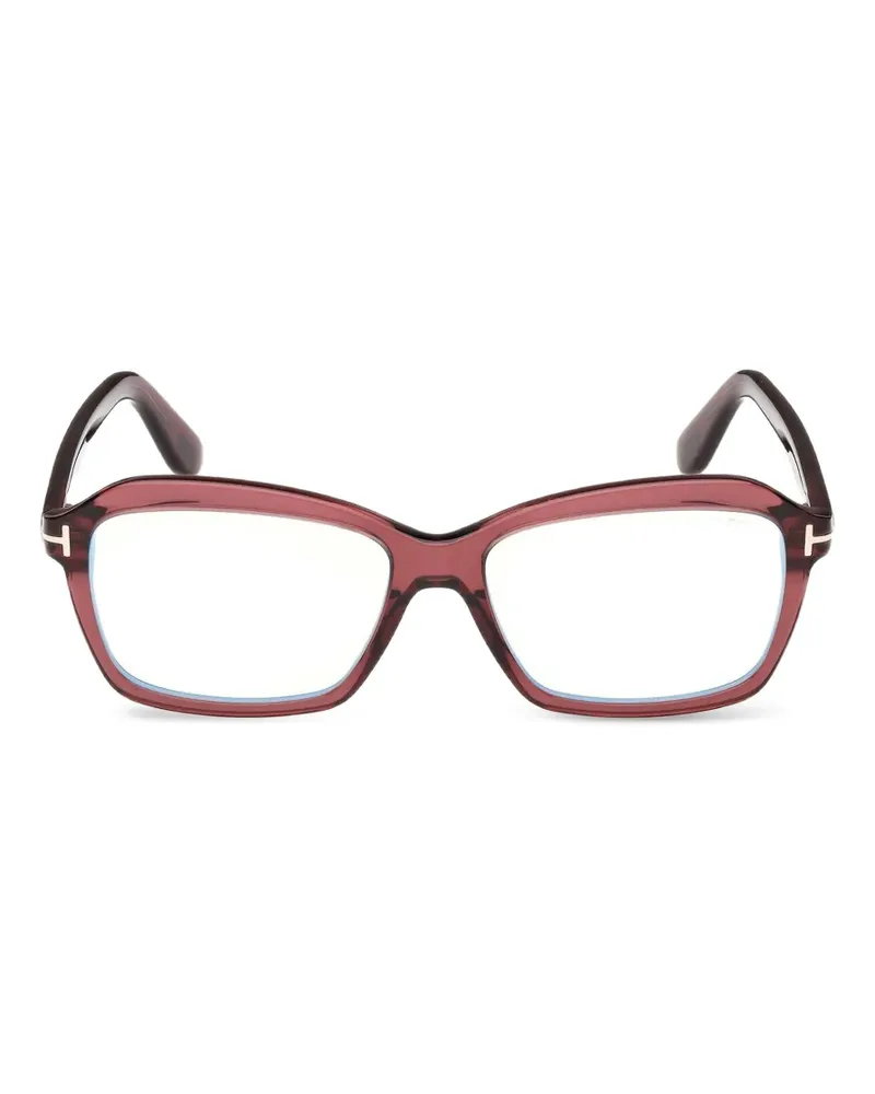 Tom Ford Brille mit eckigem Gestell - Violett Violett