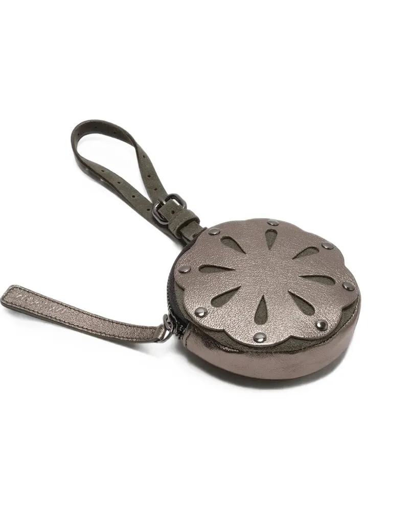 Maliparmi die-cut leather pouch - Grau Grau