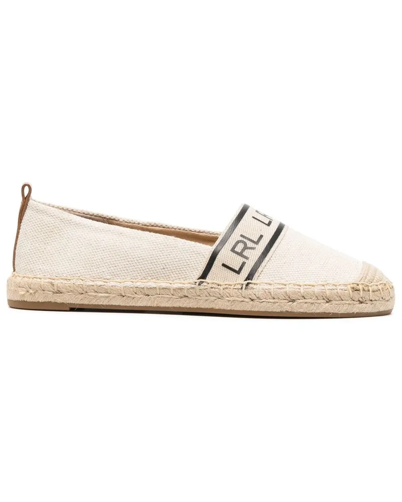 Ralph Lauren Espadrilles mit Logo-Print - Nude Nude