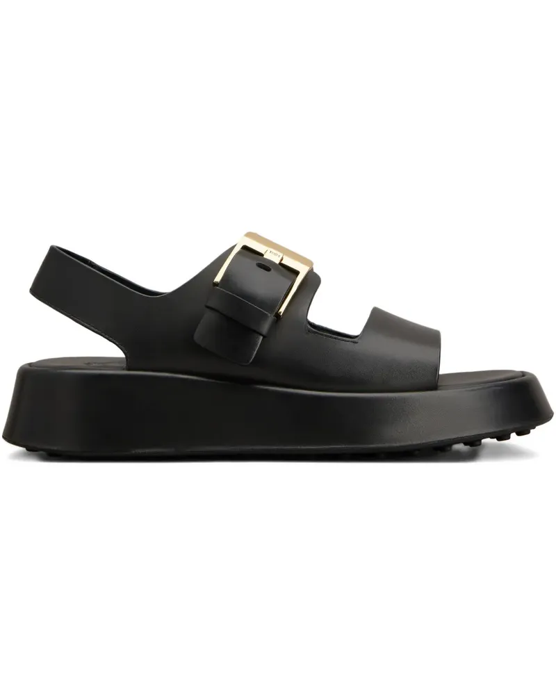 TOD'S buckle-strap sandals - Schwarz Schwarz