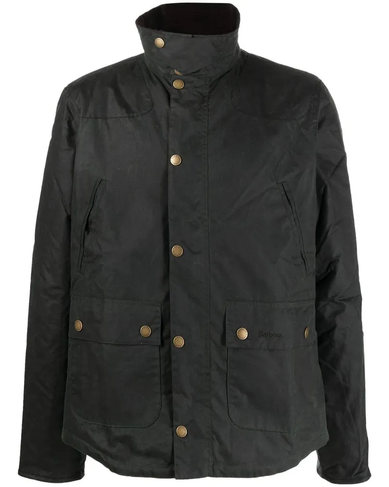 Barbour Jacke mit Logo-Stickerei - Blau Blau