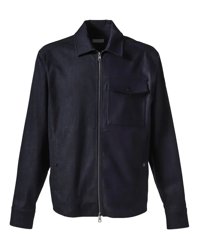 Moncler Hemdjacke mit Reißverschluss - Blau Blau