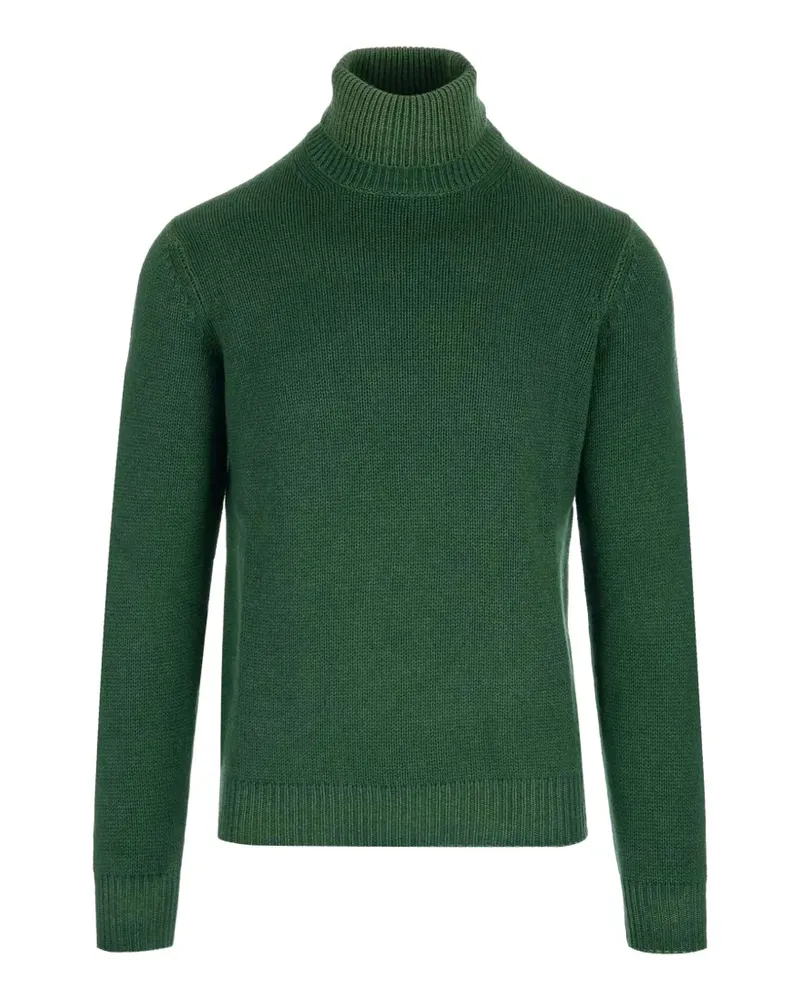 Al Duca D’Aosta 1902 Gerippter Rollkragenpullover - Grün Grün