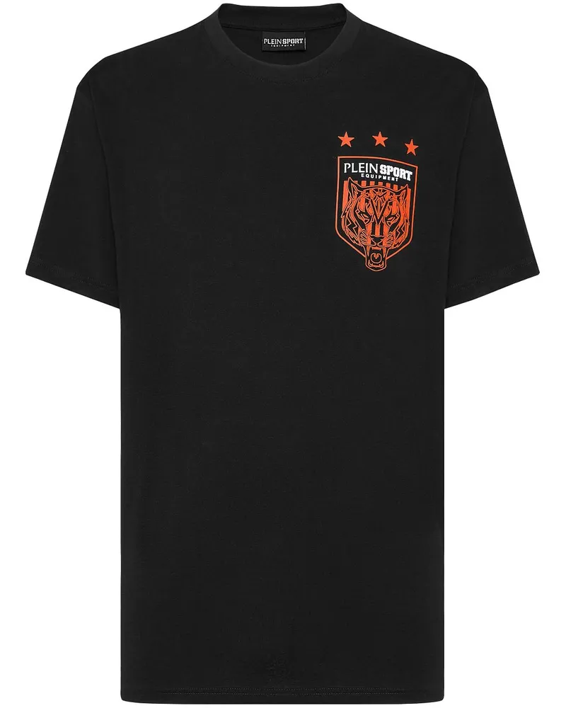 Philipp Plein Tiger Crest Edition T-Shirt - Schwarz Schwarz
