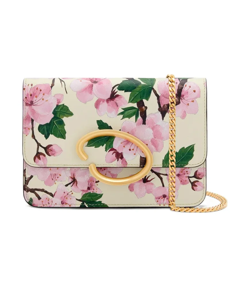 Oscar de la Renta O Pochette Umhängetasche - Nude Nude
