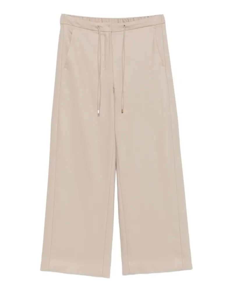 Max Mara Hose mit Kordelzug - Nude Nude