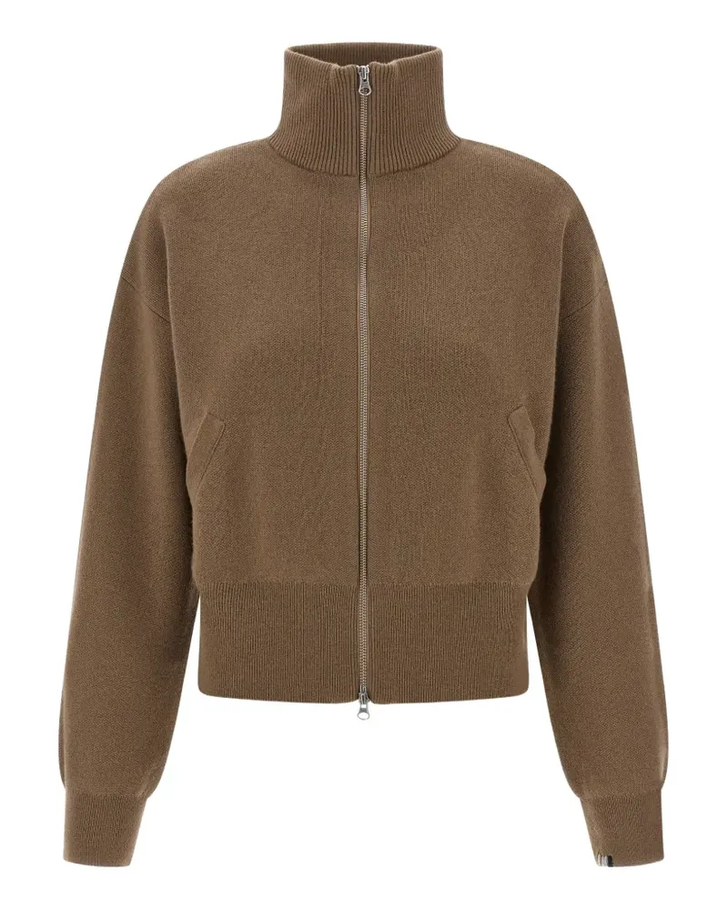 extreme cashmere Xtra Cute Cardigan aus Jacquard - Braun Braun