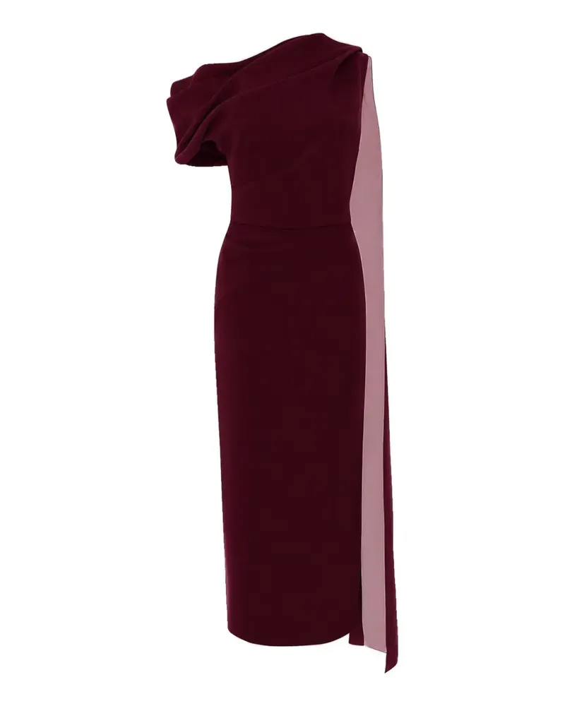 Roksanda Ilincic Maite draped panel midi dress - Rot Rot