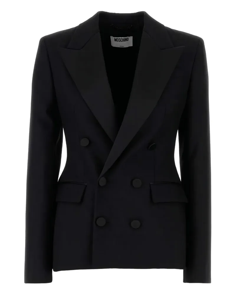 Moschino Doppelreihiges Sakko - Schwarz Schwarz
