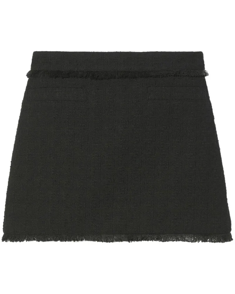 Proenza Schouler Tweed-Minirock - Schwarz Schwarz