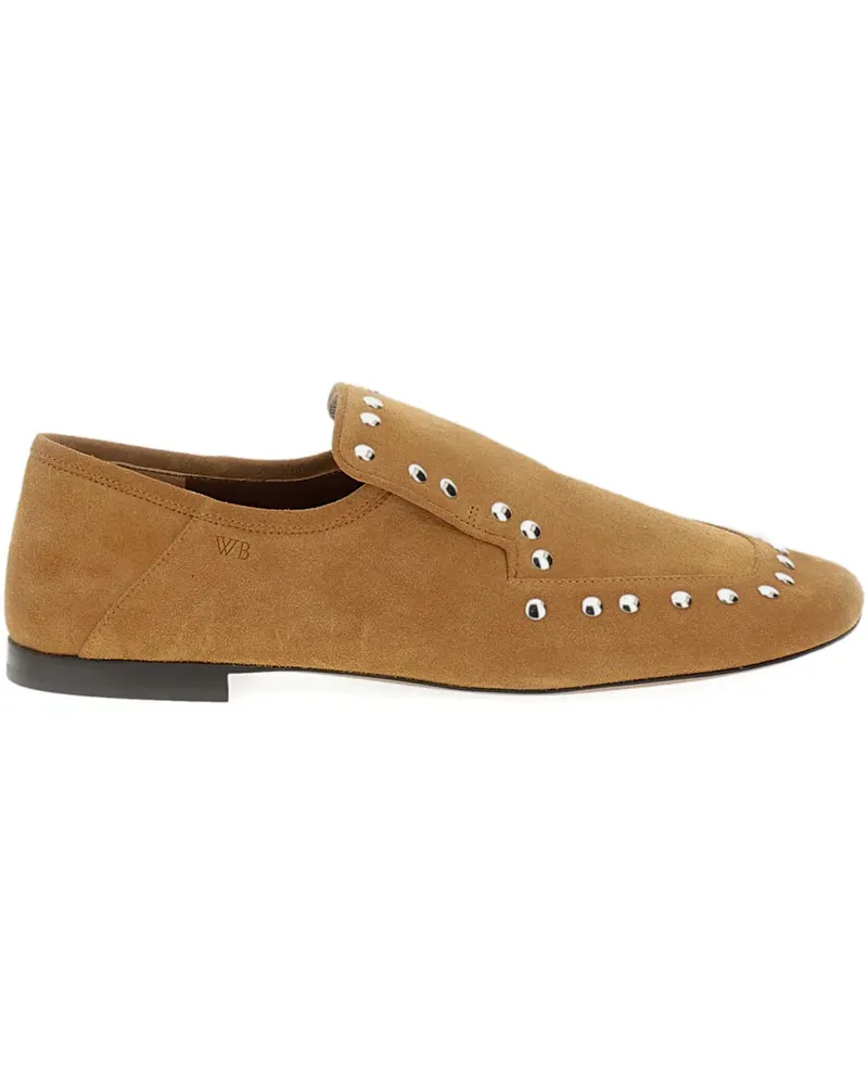 Wales Bonner Loafer mit Nieten - Braun Braun