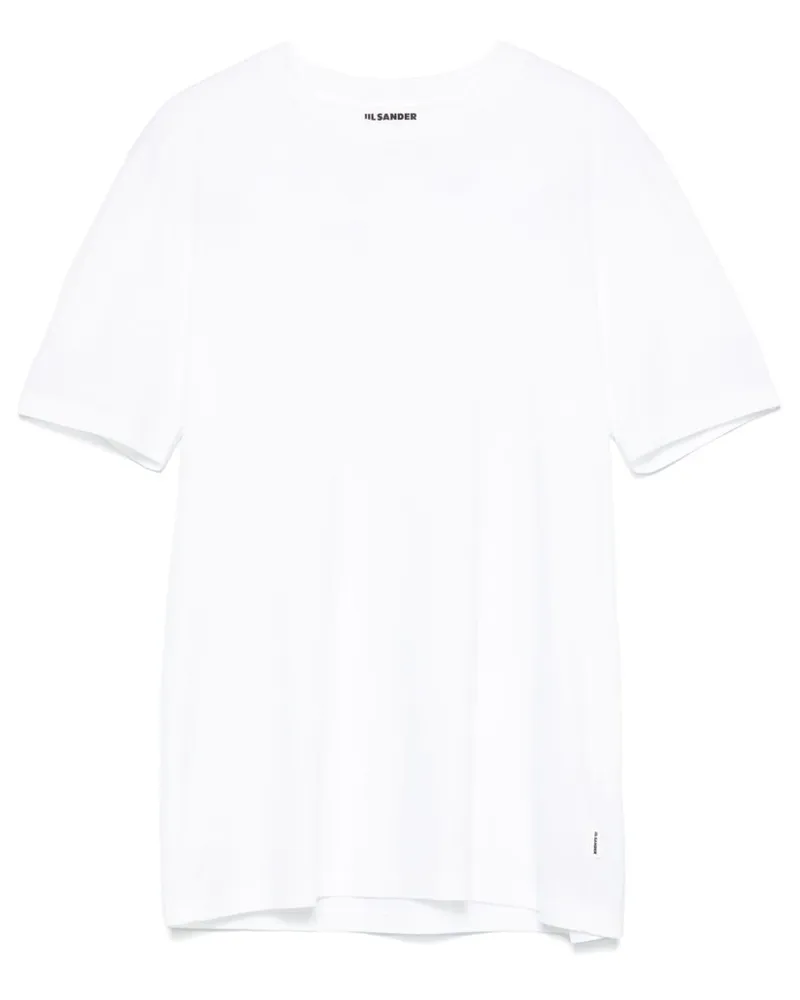 Jil Sander Klassisches T-Shirt - Weiß Weiß