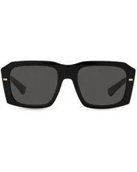 Dolce & Gabbana Sonnenbrille mit eckigem Gestell Schwarz