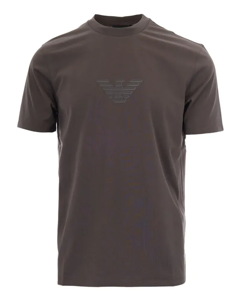Emporio Armani T-Shirt mit Print - Grau Grau
