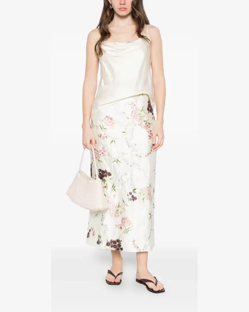 Dixie cross-strap top - Nude Nude