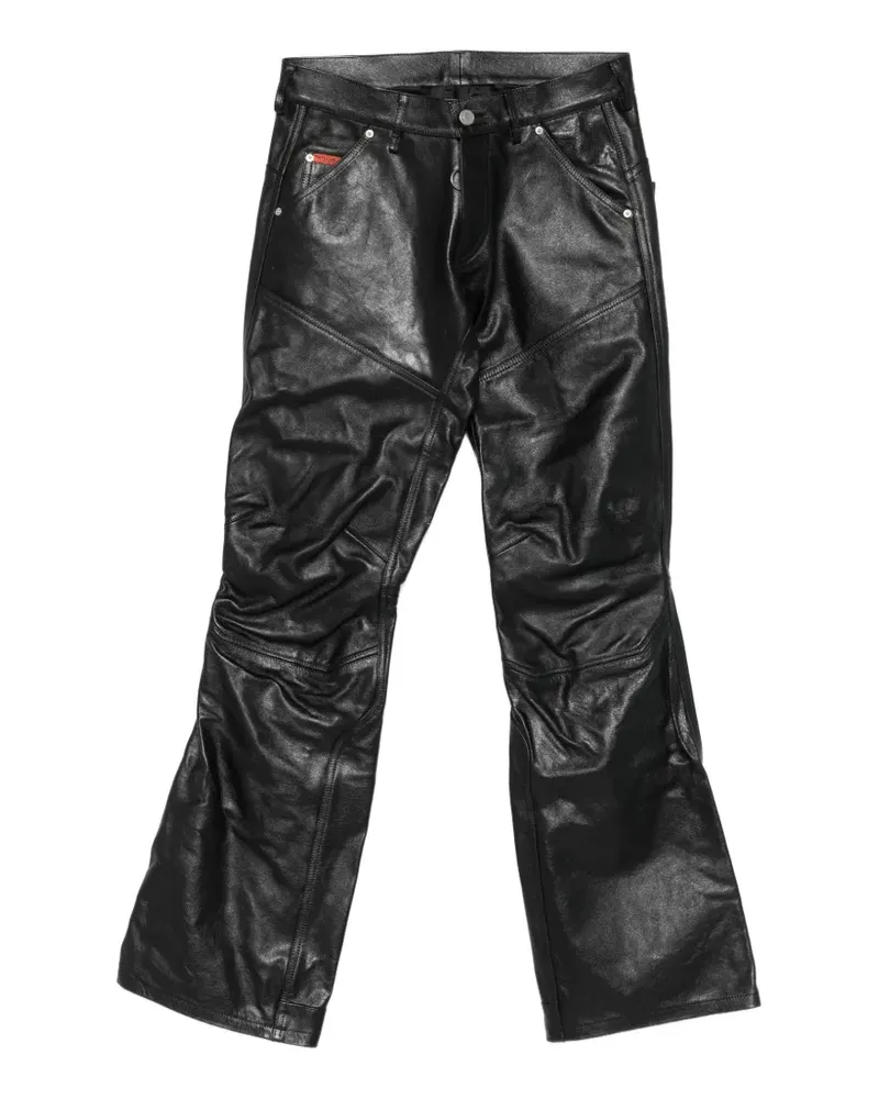 Martine Rose Bootcut-Hose im Utility-Look - Schwarz Schwarz