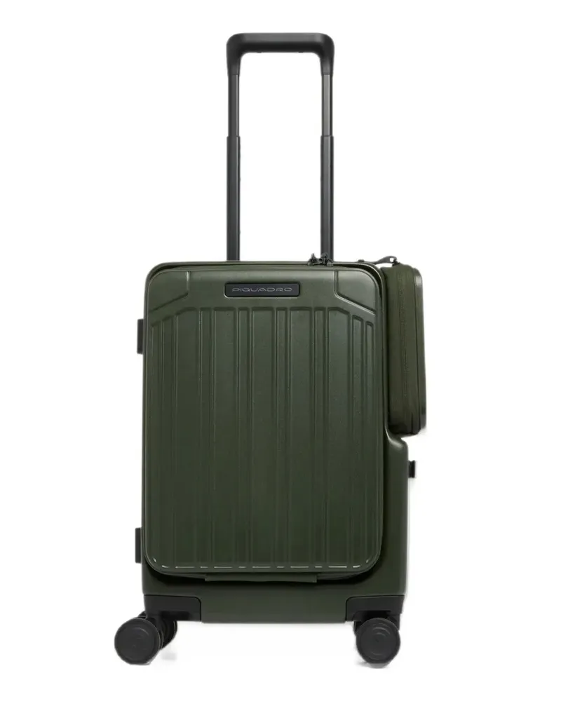 Piquadro ridged hardshell suitcase - Grün Grün