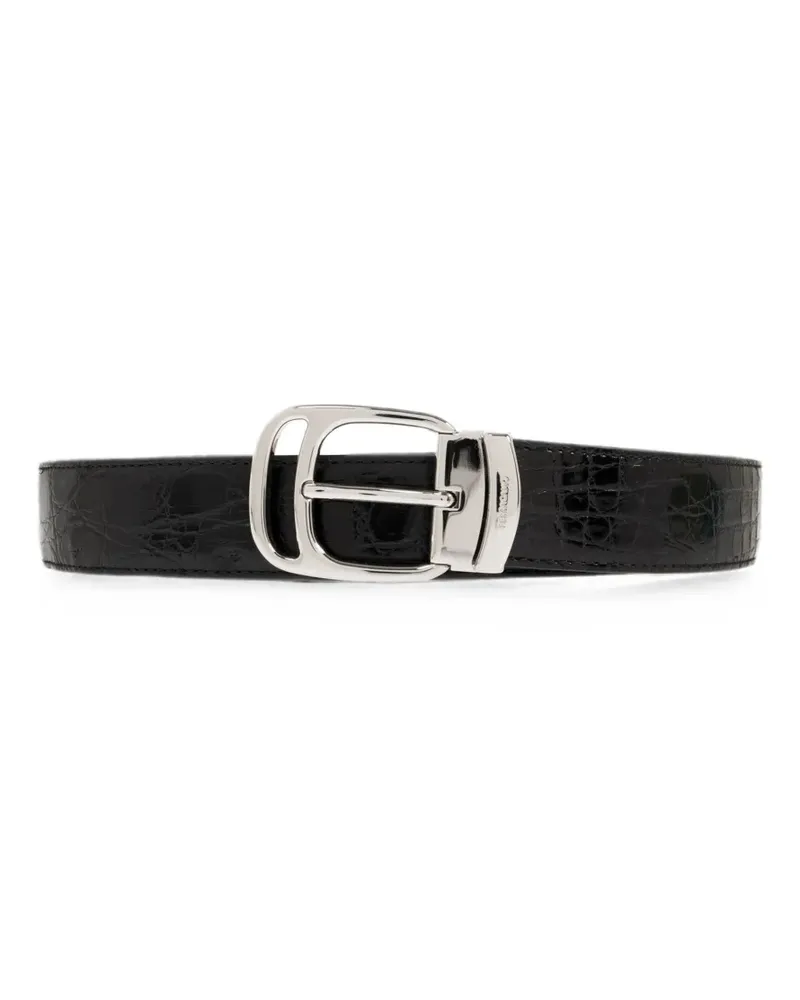 Ferragamo adjustable belt - Schwarz Schwarz