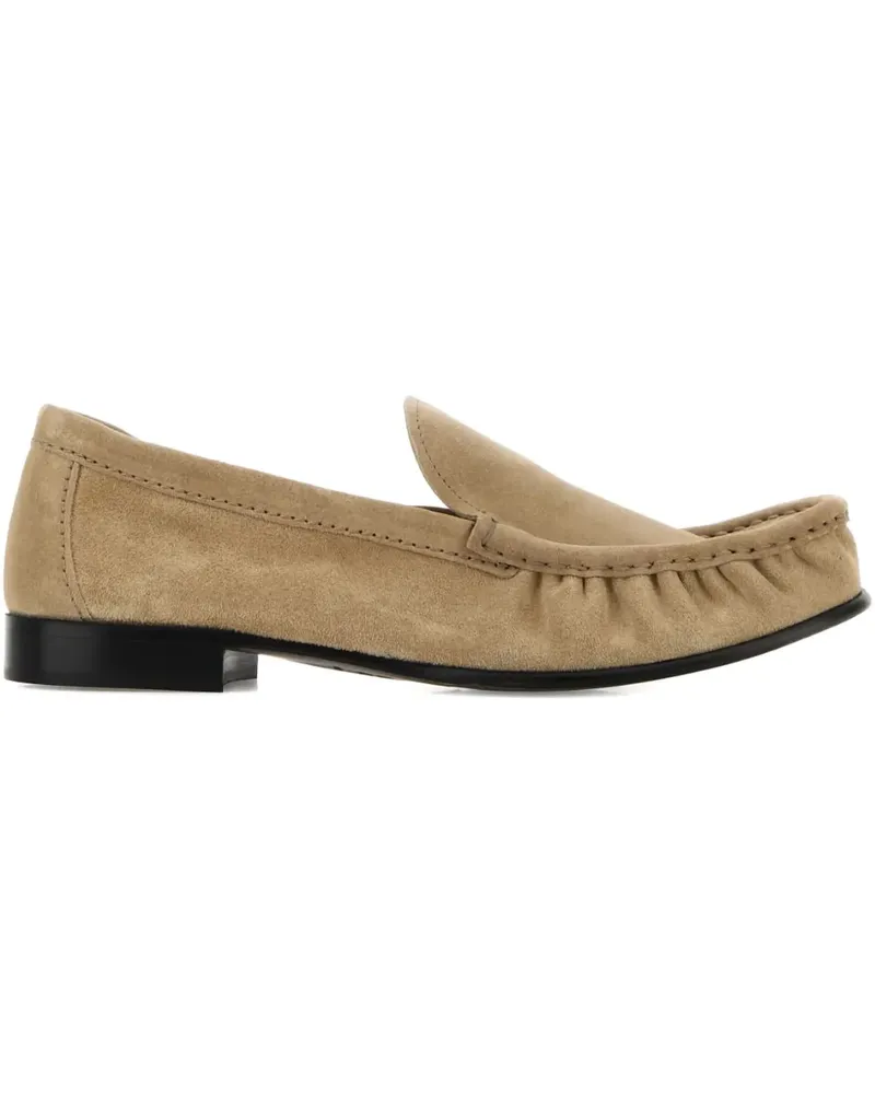 Miu Miu gathered loafers - Nude Nude