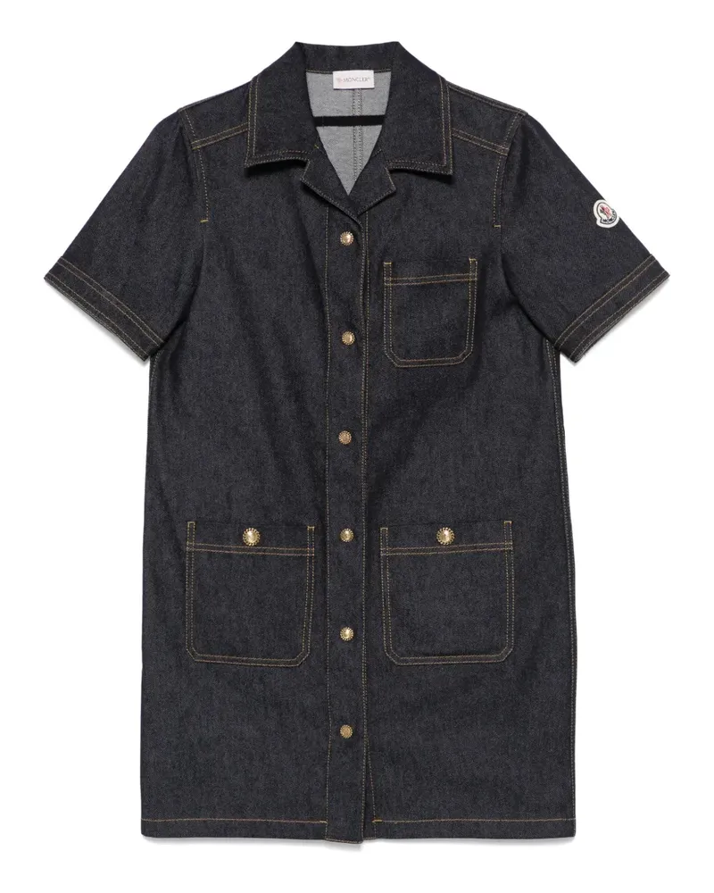 Moncler Klassisches Jeans-Minikleid - Blau Blau