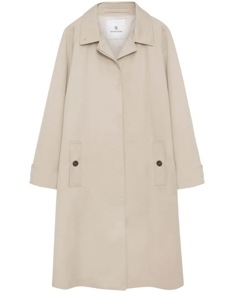 Anine Bing Klassischer Trenchcoat Nude