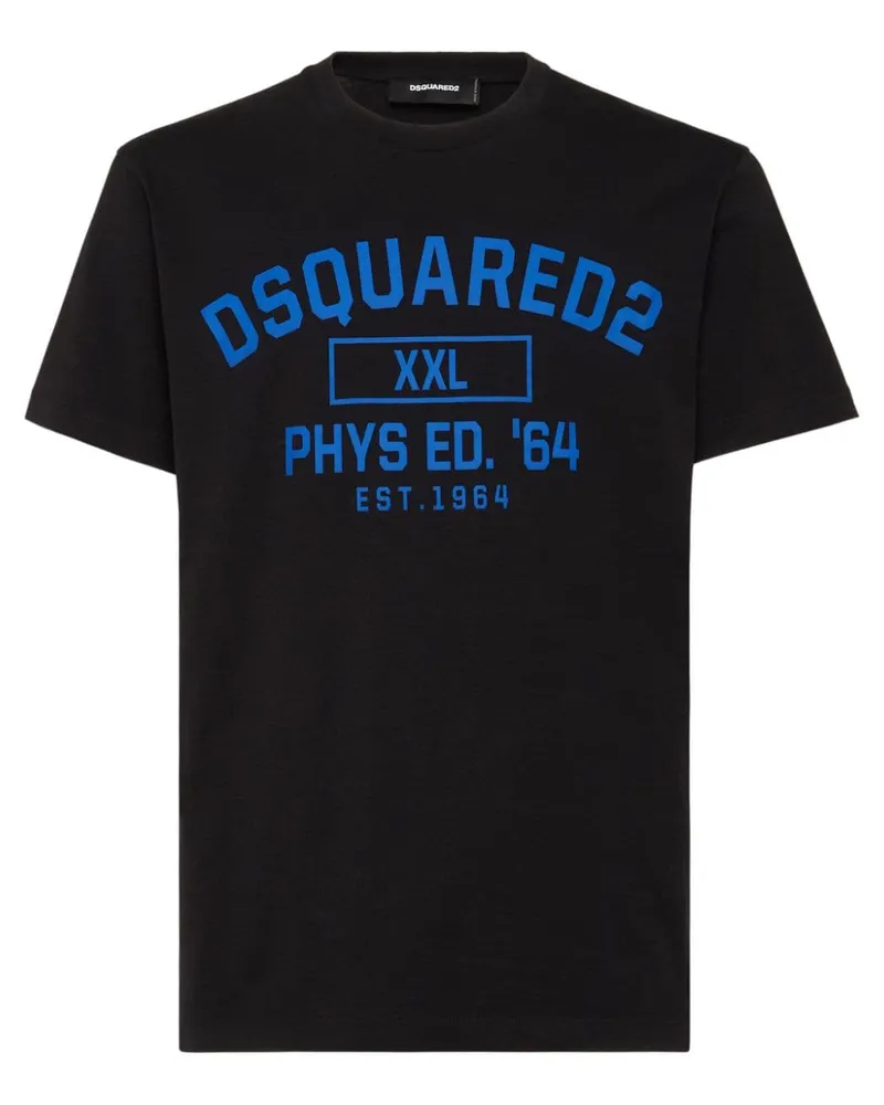 Dsquared2 T-Shirt mit Logo-Print - Schwarz Schwarz