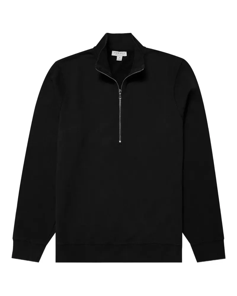 Sunspel Klassischer Pullover - Schwarz Schwarz