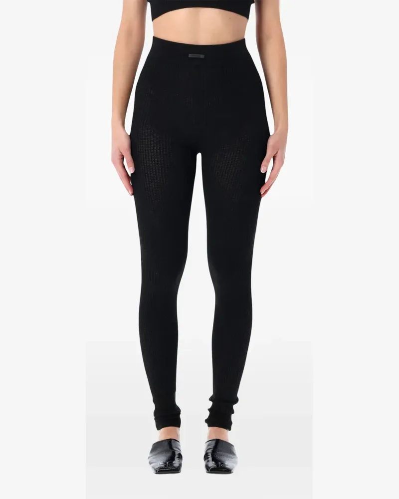 Fear of God waffle leggings - Schwarz Schwarz