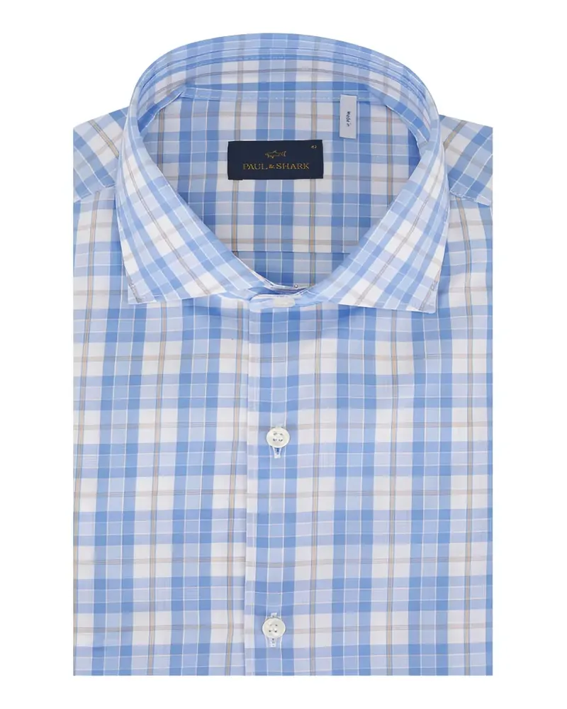 Paul & Shark checked shirt - Blau Blau
