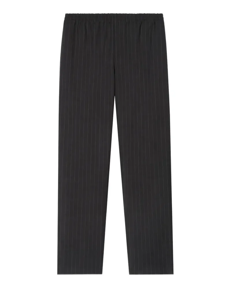 Burberry pinstriped wool track pants - Grau Grau