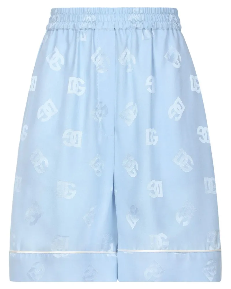 Dolce & Gabbana Shorts mit Logo-Print - Blau Blau