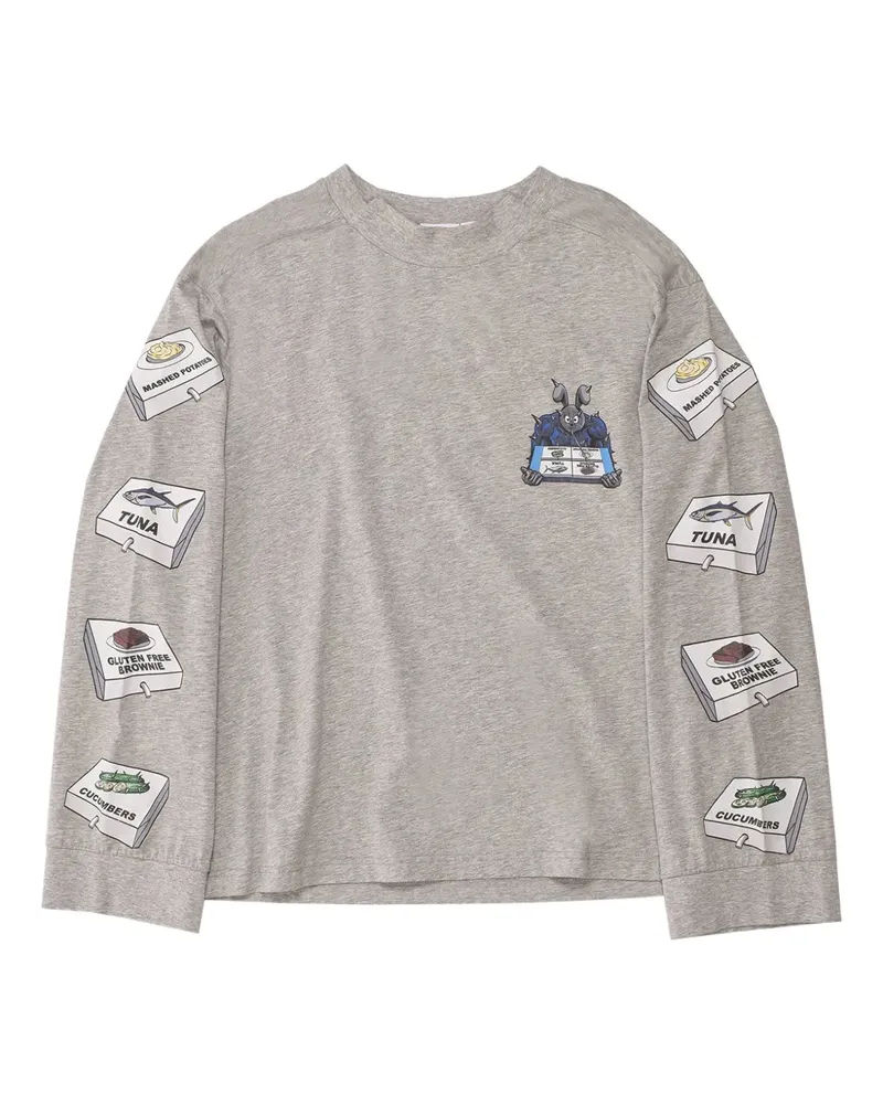 Natasha Zinko Klassisches T-Shirt - Grau Grau