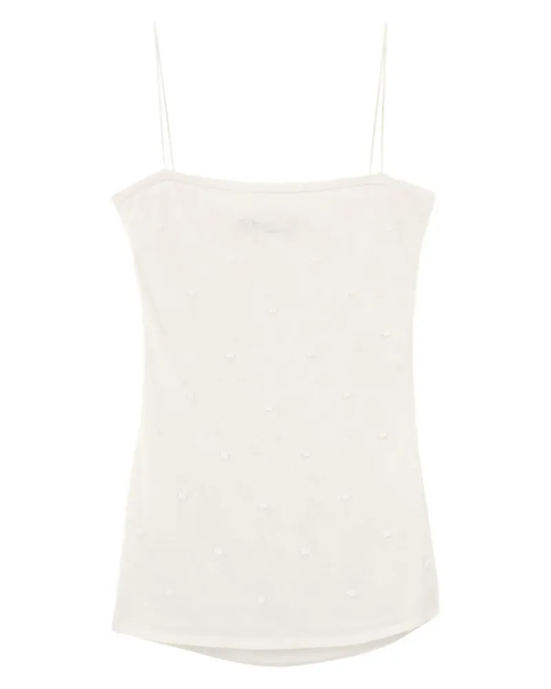 Jacquemus La Plumetis tank top - Nude Nude