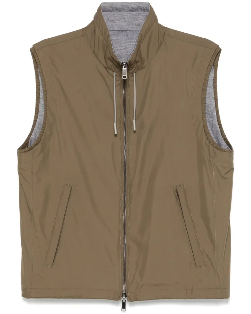 Ermenegildo Zegna Wendbare Weste - Grün Grün