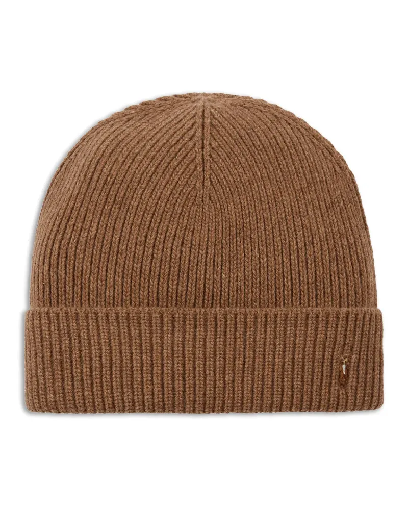 Ralph Lauren Beanie mit ikonischem Bündchen - Braun Braun
