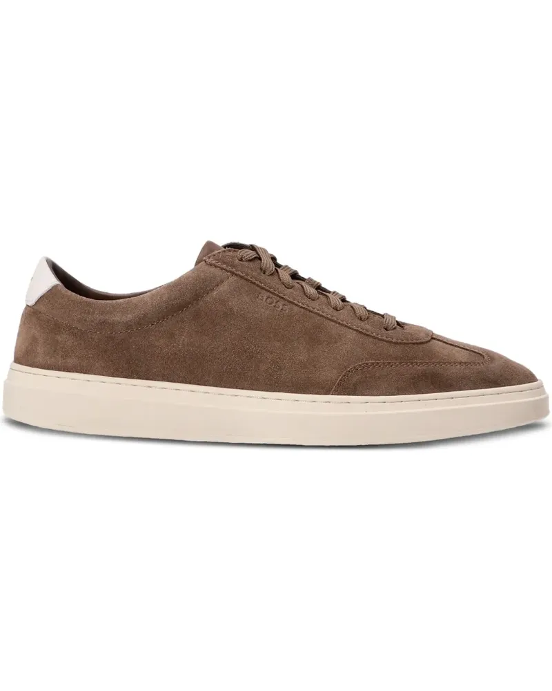 HUGO BOSS Sneakers aus Wildleder - Braun Braun
